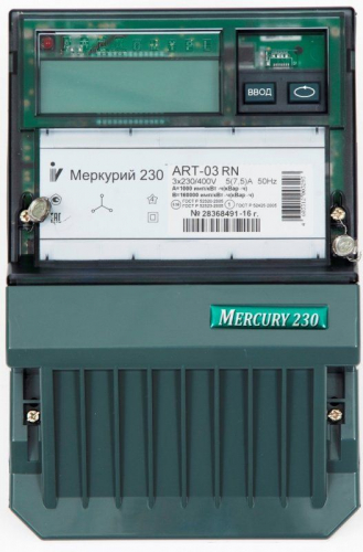 Счетчик Меркурий 230 ART-03 RN Счетчик Меркурий 230 ART-03 RN
