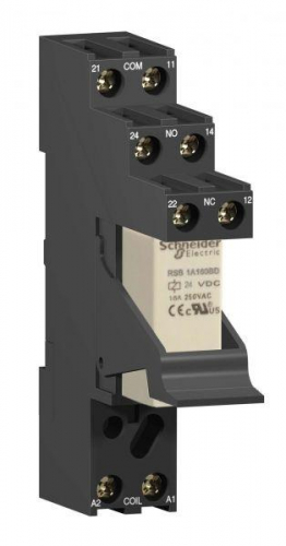 Колодка для реле RSB1A160/RSB2A080 SchE RSZE1S48M Колодка для реле RSB1A160/RSB2A080 SchE RSZE1S48M