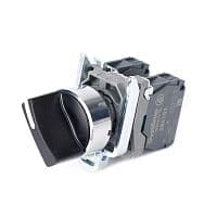 Переключатель модульный SB4 в сборе 22мм 2поз. с фиксацией 1НО+1НЗ SE SB4BD25 Переключатель модульный SB4 в сборе 22мм 2поз. с фиксацией 1НО+1НЗ SE SB4BD25