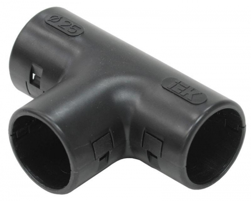 Тройник открывающийся TI25G черн. IEK CTA10D-TIG25-K02-025 Тройник открывающийся TI25G черн. IEK CTA10D-TIG25-K02-025