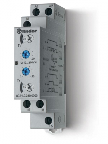 Таймер модульный асимметр. повтор. цикла FINDER 809102400000 Таймер модульный асимметр. повтор. цикла FINDER 809102400000