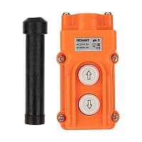 Пульт кнопочный ПК-2 на 2 кнопки IP54 Rexant 36-9210 Пульт кнопочный ПК-2 на 2 кнопки IP54 Rexant 36-9210