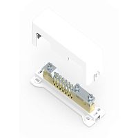 Шина уравнивания потенциалов 10х4-25кв.мм 1х50кв.мм 1х4х30мм с пласт. опорой DKC NE1001 Шина уравнивания потенциалов 10х4-25кв.мм 1х50кв.мм 1х4х30мм с пласт. опорой DKC NE1001