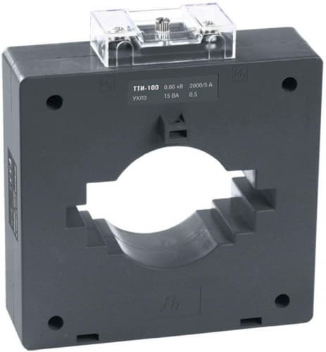 Трансформатор тока ТТИ-100 1000/5А кл. точн. 0.5 15В.А IEK ITT60-2-15-1000 Трансформатор тока ТТИ-100 1000/5А кл. точн. 0.5 15В.А IEK ITT60-2-15-1000
