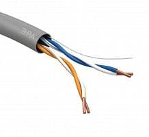 Кабель  UTP 2x2x24 AWG Cat5e CU PVC 305м (м) ЭРА Б0044428 Кабель  UTP 2x2x24 AWG Cat5e CU PVC 305м (м) ЭРА Б0044428