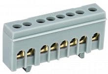 Шина L "фаза" в корп. изоляции на DIN-рейку ШНИ-6х9-8-К-Ср IEK YNN10-69-8KD-K02 Шина L "фаза" в корп. изоляции на DIN-рейку ШНИ-6х9-8-К-Ср IEK YNN10-69-8KD-K02