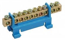 Шина нулевая на DIN-изол. "Стойка" ШНИ 6х9-10-С-С IEK YNN10-69-10P-K07 Шина нулевая на DIN-изол. "Стойка" ШНИ 6х9-10-С-С IEK YNN10-69-10P-K07