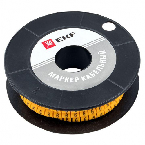 Маркер каб. 1.5кв.мм "6" (к-1000ед) (ЕС-0) EKF plc-KM-1.5-6 фото 4 Маркер каб. 1.5кв.мм "6" (к-1000ед) (ЕС-0) EKF plc-KM-1.5-6 фото 4
