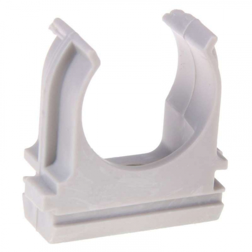 Клипса для трубы d16мм сер. Урал Пак АТ-50116-100 Клипса для трубы d16мм сер. Урал Пак АТ-50116-100