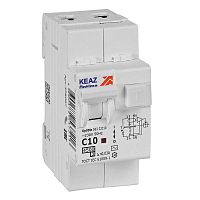 Выключатель автоматический дифференциального тока 2п с защитой от сверхтоков OptiDin D63-22C10-AC-У3 C10 30мА 4.5кА КЭАЗ 328097 Выключатель автоматический дифференциального тока 2п с защитой от сверхтоков OptiDin D63-22C10-AC-У3 C10 30мА 4.5кА КЭАЗ 328097