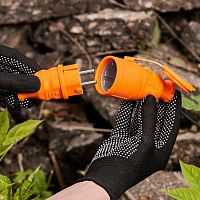 Розетка переносная влагозащищенная с крышкой с заземл. 16А IP44 каучук оранж. Rexant 111-123 Розетка переносная влагозащищенная с крышкой с заземл. 16А IP44 каучук оранж. Rexant 111-123