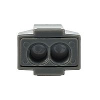 Экспресс-клемма с пастой 2-проводная до 2.5кв.мм сер. (уп.100шт) (773-302) Rexant 07-3020 Экспресс-клемма с пастой 2-проводная до 2.5кв.мм сер. (уп.100шт) (773-302) Rexant 07-3020