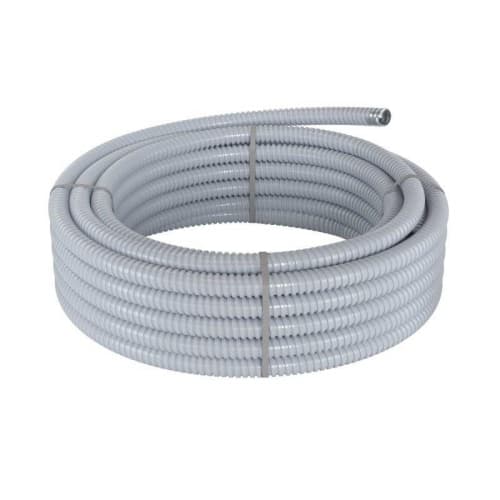 Металлорукав в ПВХ изоляции DN 20мм Dвн.20.5мм Dнар.25.5мм без протяжки сер. (уп.50м) DKC 6071R-020 фото 3 Металлорукав в ПВХ изоляции DN 20мм Dвн.20.5мм Dнар.25.5мм без протяжки сер. (уп.50м) DKC 6071R-020 фото 3