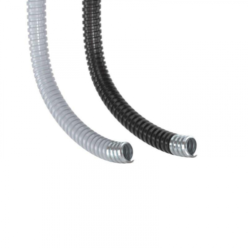 Металлорукав в ПВХ изоляции DN 20мм Dвн.20.5мм Dнар.25.5мм без протяжки сер. (уп.50м) DKC 6071R-020 фото 4 Металлорукав в ПВХ изоляции DN 20мм Dвн.20.5мм Dнар.25.5мм без протяжки сер. (уп.50м) DKC 6071R-020 фото 4