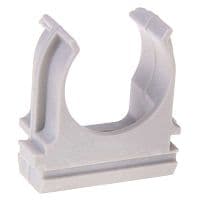 Клипса для трубы d25мм сер. Урал Пак АТ-50125-100 Клипса для трубы d25мм сер. Урал Пак АТ-50125-100