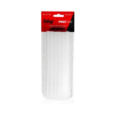 фото Стержни клеевые 11,2 х 200 мм (12 шт., прозрачные) PRGT 200 FUBAG 41144