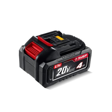 фото Батарея аккумуляторная ЗУБР АКБ-20-4 LMS (20 В, 4,0 Ач)