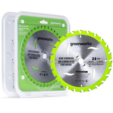 фото Диск 165 мм 24T (по дереву) GREENWORKS 2955707