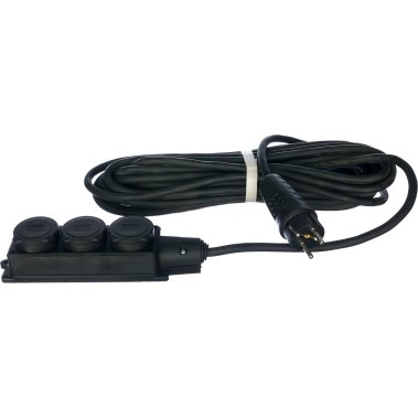 фото Удлинитель 50 м (КГ 3 х 1.5, IP44, 3 гн., з/к, 3700 Вт) ТМ Союз УТ000006489