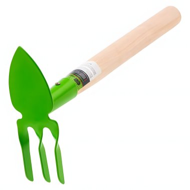 фото Мотыжка комбинированная 60х380 мм, стальная, дерев. рукоятка АГРОНОМ СИБРТЕХ 62306