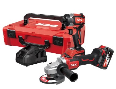 фото Набор аккумуляторного инструмента DCK KDKIT32 (KDSM03-125 + KDPL208, 18 В, 2*4.0 А/ч, З/У, K-Box)