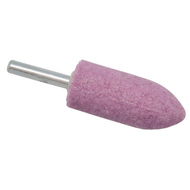 фото Шарошка абразивная 22 х 50 мм (цилиндр. заостренная, оксид алюминия) ПРАКТИКА 641-183