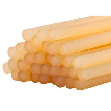 фото Стержни клеевые 11 х 300 мм (33 шт., желтый прозрачный) ПРАКТИКА 641-664