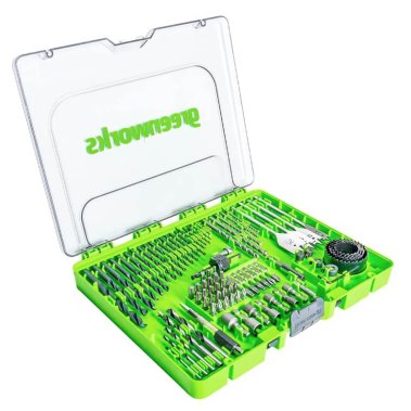 фото Набор сверл, бит, коронок, 90 пр. (в кейсе) GREENWORKS 2944607