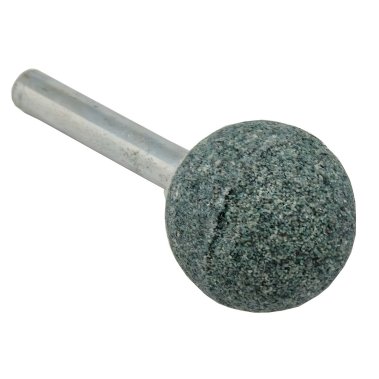 фото Шарошка абразивная 25 х 63 мм (шарообразная тип D, карбид кремния) ПРАКТИКА 641-299