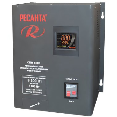 фото Стабилизатор однофазный РЕСАНТА СПН-8300