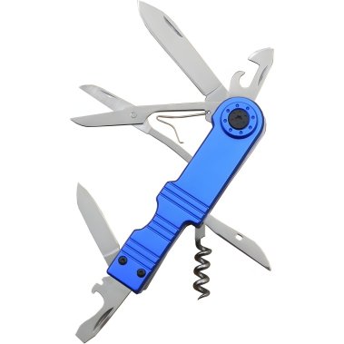 фото Мультитул-плоскогубцы ПРАКТИКА 12-в-1 + нож 8-в-1 + брелок 6-в-1 (блистер) 775-037