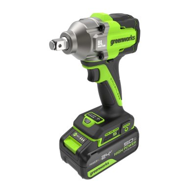 фото Гайковерт аккумуляторный ударный GREENWORKS IW5500 3805007CUG