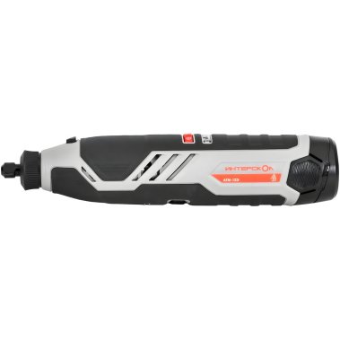 фото Гравер аккумуляторный ИНТЕРСКОЛ АГМ-12Э (без АКБ и ЗУ, набор 58 пр.)