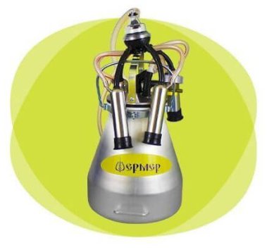 фото Доильная аппаратура "ФЕРМЕР" ЦР с алюм. ведром и крышкой в упаковке