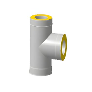 фото Сэндвич-тройник 90*, раструб 120х200 мм, Н+Оц. (1,0 мм, 0,5 мм) (К)