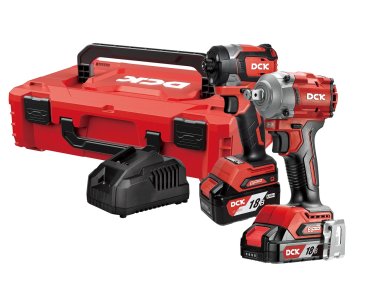 фото Набор аккумуляторного инструмента DCK KDKIT29 (KDPB358 + KDPL208, 18 В, 2*4.0 А/ч, З/У, K-Box)