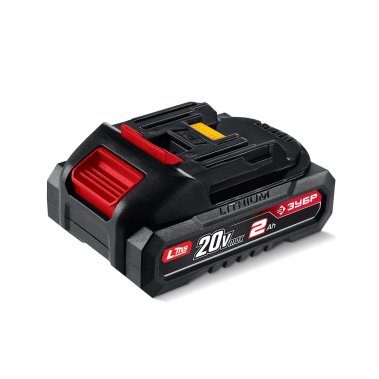 фото Батарея аккумуляторная ЗУБР АКБ-20-2 LMS (20 В, 2,0 Ач)