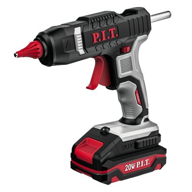 фото Пистолет клеевой аккум. P.I.T. PEC20H-11A SOLO (20В, 200*, макс. ф стержня 11мм, расход 450г/ч)