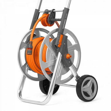 фото Тележка металлическая с шлангом 20 м и набором для полива DWR 2121 DAEWOO