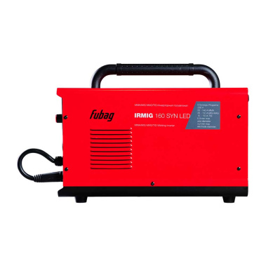 фото Инвертор-полуавтомат сварочный FUBAG IRMIG 160 SYN LED + горелка FB 150A