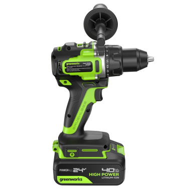 фото Дрель-шуруповерт аккумуляторная GREENWORKS GD24DD90 3707507CUB