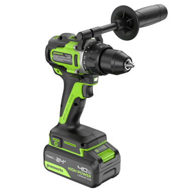 фото Дрель-шуруповерт аккумуляторная GREENWORKS GD24DD90 3707507CUB