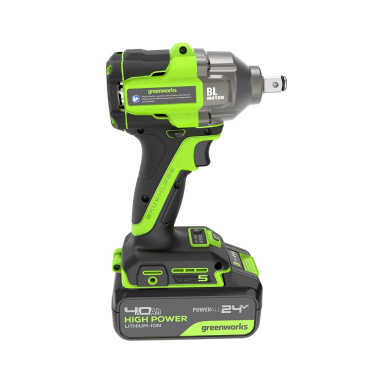 фото Гайковерт аккумуляторный ударный GREENWORKS IW5500 3805007CUB