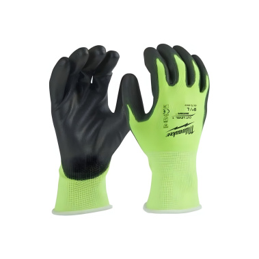 фото Перчатки сигнальные с сопротивлением к порезам, уровень 1, 9/L MILWAUKEE 4932479918