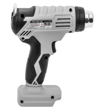 фото Фен технический аккумуляторный ИНТЕРСКОЛ ФЭА-200/18В АПИ (без АКБ и ЗУ)