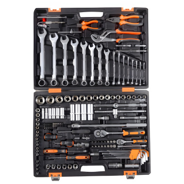 фото Набор инструментов ВИХРЬ 151 пр. (1/2'', 1/4'', кейс)