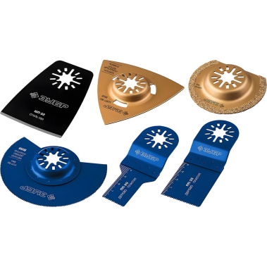 фото Набор насадок для реноватора, 6 предм., OIS-хвост. ЗУБР Профессионал 15574