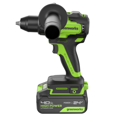 фото Дрель-шуруповерт аккумуляторная GREENWORKS GD24DD90 3707507CUB