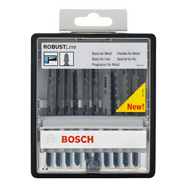 фото Набор полотен пильных Robust Line Metal Expert (10 шт.) BOSCH 2607010541