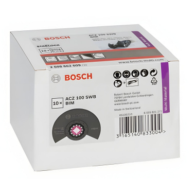 фото Диск пильный сегментированный BIM ACZ 100 SWB Multi Material (1 шт.) BOSCH 2608662609